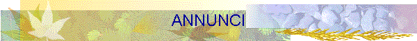 ANNUNCI