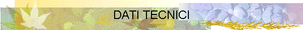 DATI TECNICI